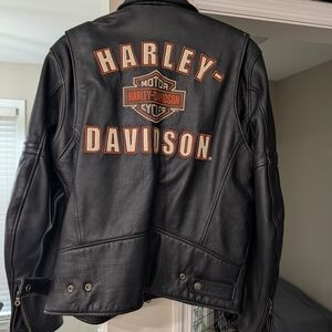 Vintage Harley-Davidson Black Leather Jacket
